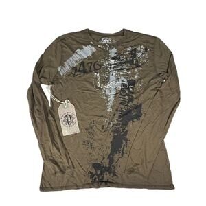 Brown Pollution Long Sleeve Shirt ~New S-2XL~